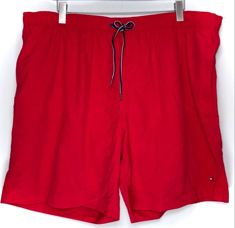 Tommy Hilfiger Red swim trunks 9 inch size 3xl